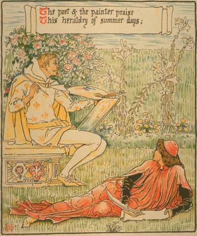 Walter Crane queen summer