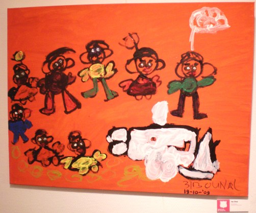 expo Veenendaal schilderij Turkse deelnemer